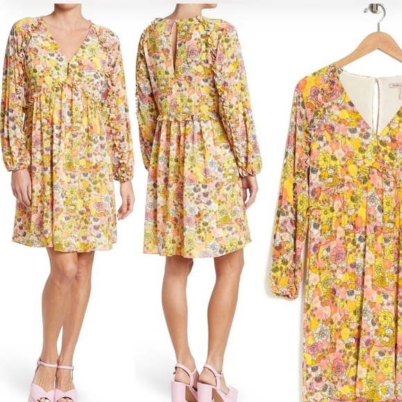 BCBGENERATION ruffle mini dress in size 10. NWT - Picture 1 of 2